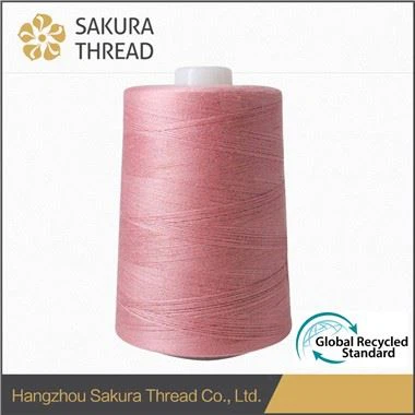 Endurunnið saumþráður